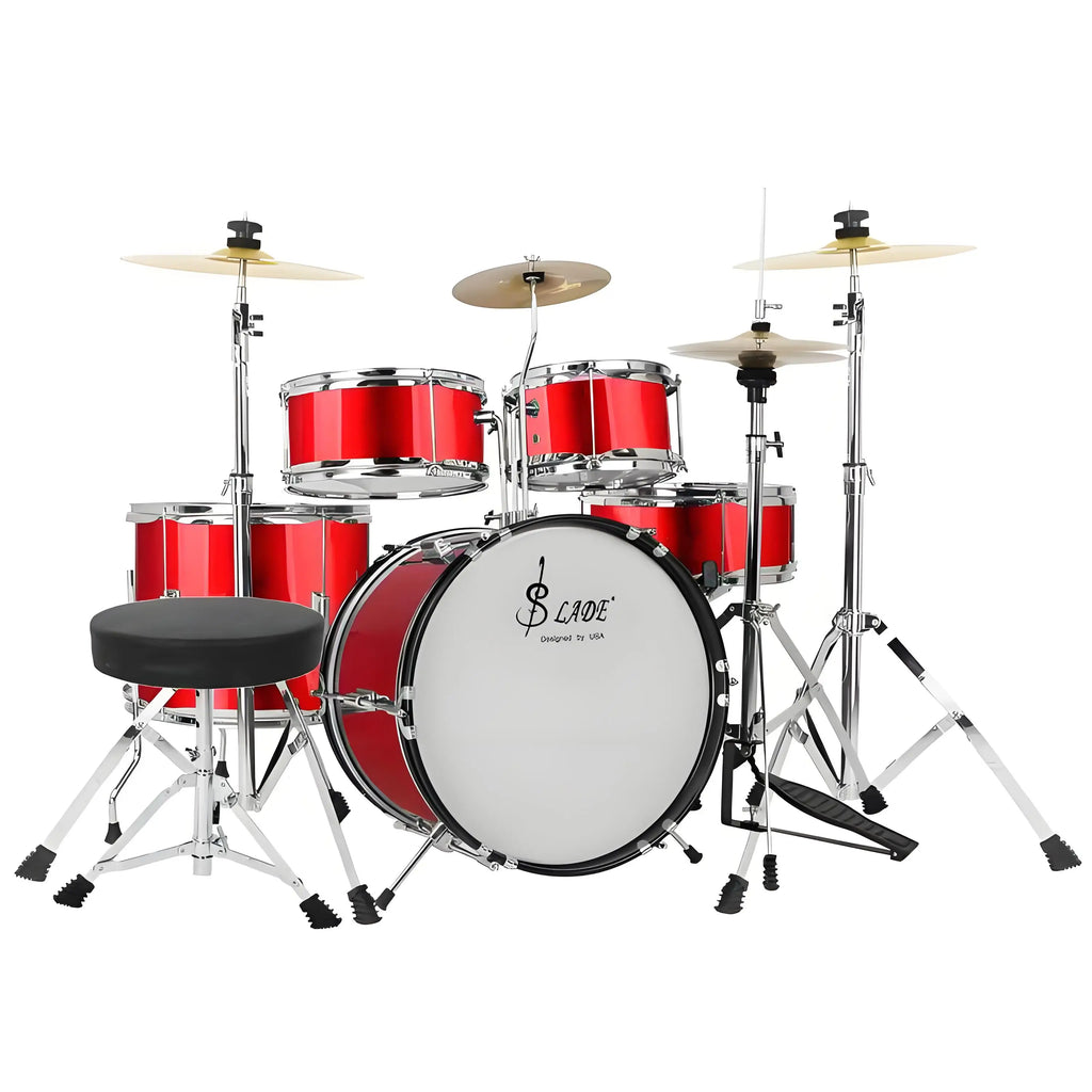 Kids Professional Percussion Instrument Children Drum Set 5 Drums 4 Cymbals Drum Kit