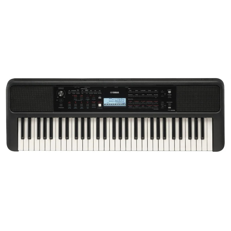 YAMAHA PSR-E383 61-Key Portable Keyboard for Beginners with Music Rest, Power Adapter, Touch Response, 650 Timbres, 125 Rhythms