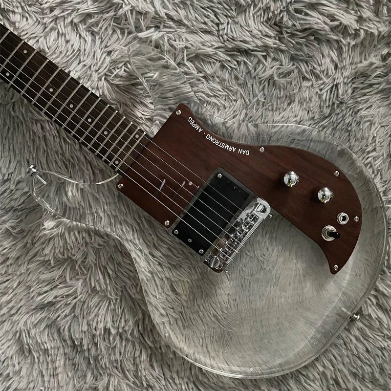 2026 hot new Custom Acrylic Body Transparent Guitar Maple Neck Rosewood Fingerboard