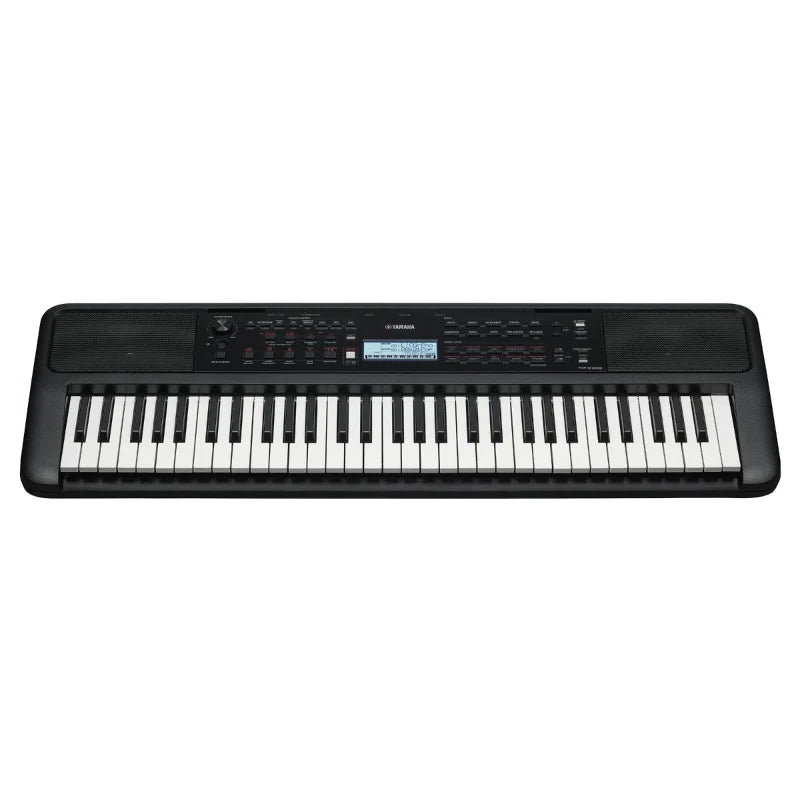 YAMAHA PSR-E383 61-Key Portable Keyboard for Beginners with Music Rest, Power Adapter, Touch Response, 650 Timbres, 125 Rhythms