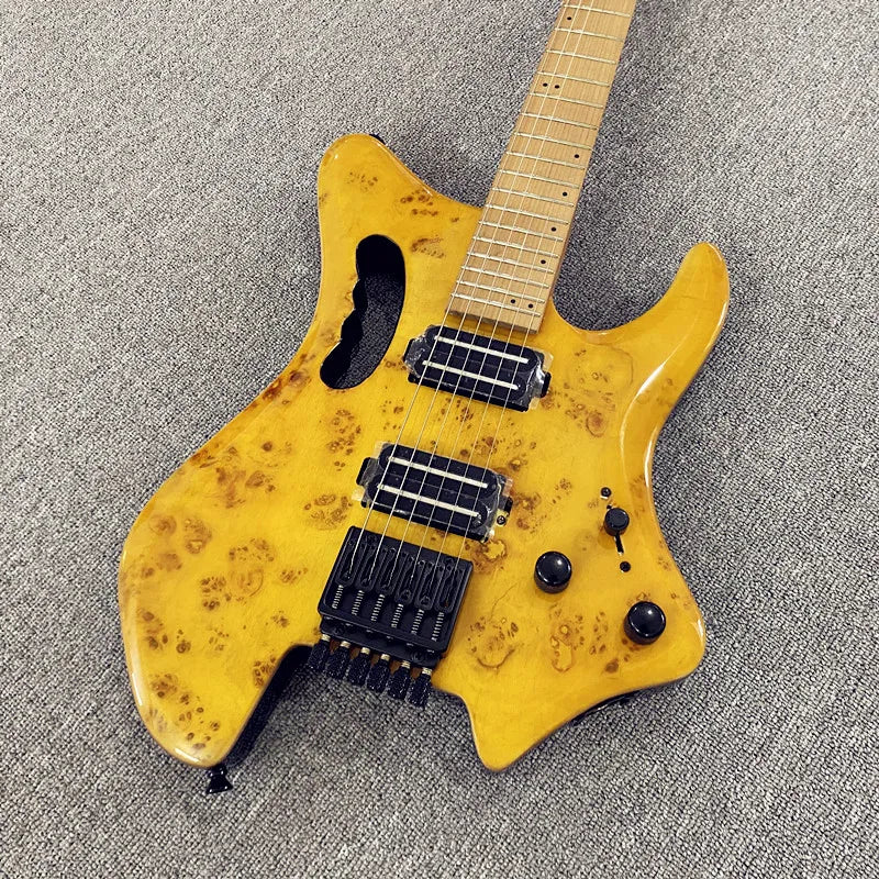 Vicers Clearance Sale 6 Strings Headless Electric Guitar,24 Frets,Maple Fingerboard HH Pickups Basswood Body ,free shipping