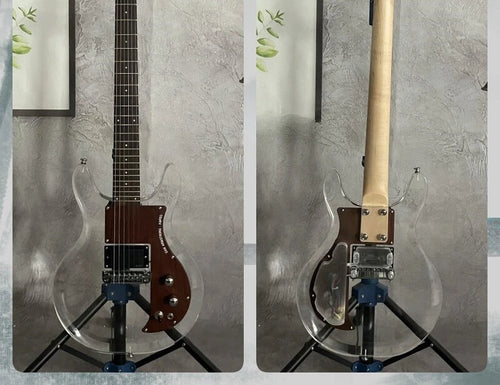 2026 hot new Custom Acrylic Body Transparent Guitar Maple Neck Rosewood Fingerboard