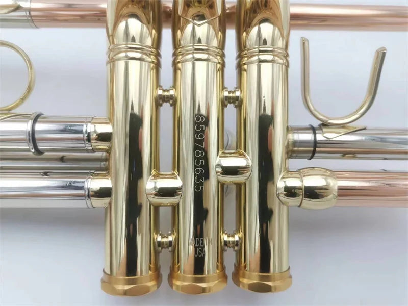 rumpet Stradivarius 37 Anniversary  Trumpet Pipe Flat Instrument Brass Strudents