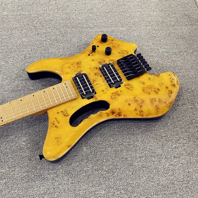 Vicers Clearance Sale 6 Strings Headless Electric Guitar,24 Frets,Maple Fingerboard HH Pickups Basswood Body ,free shipping