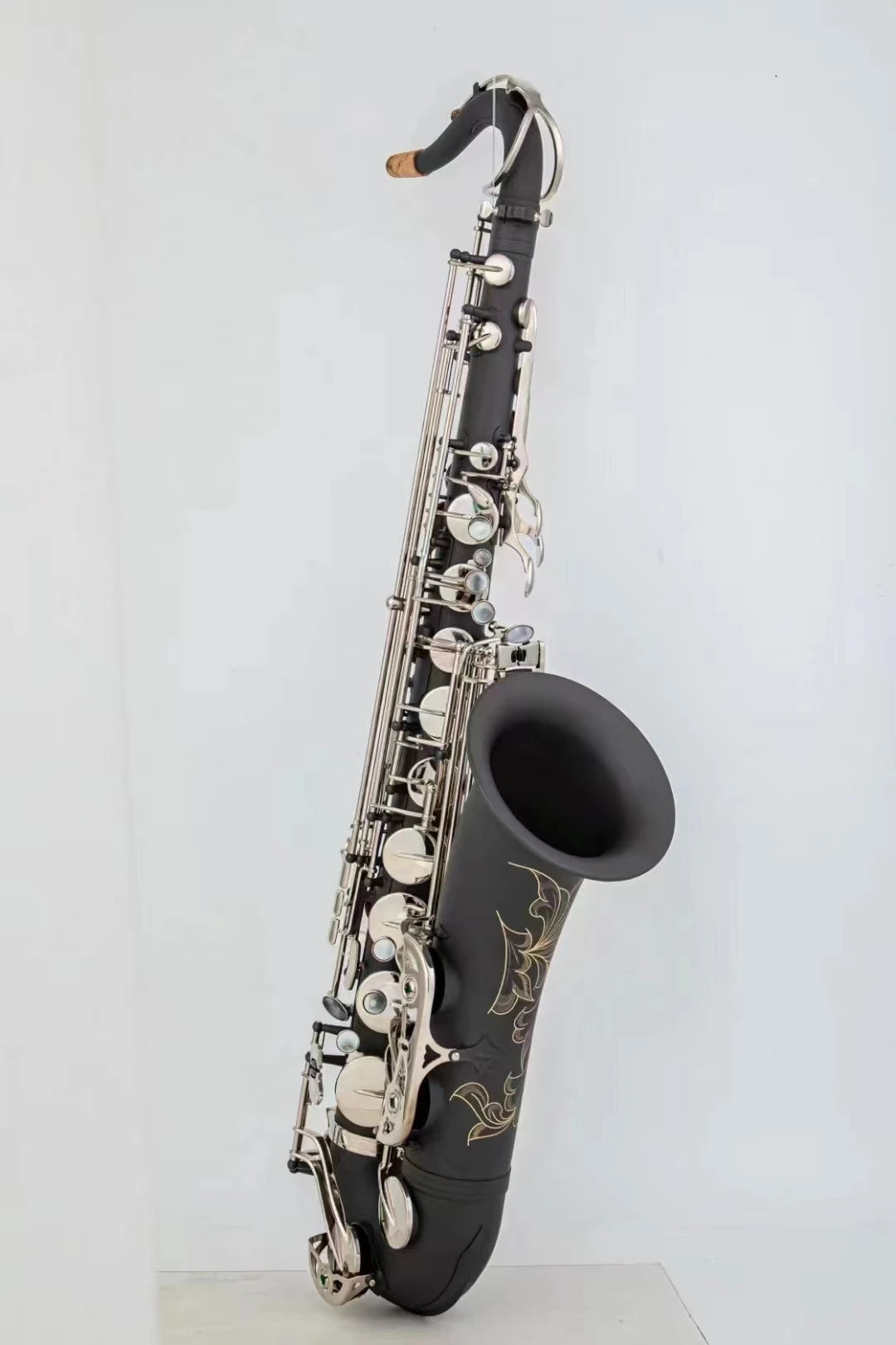 New Arrival Tenor Saxophone Bb Tune Black Matte Nickel Plating Woodwind Instrument With Case Accessories