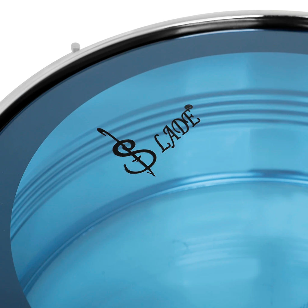 SLADE 14 Inch Blue Snare Drum Set with Drumsticks Shoulder Strap Drum Key Bag for Students Beginners Percussion Instrument