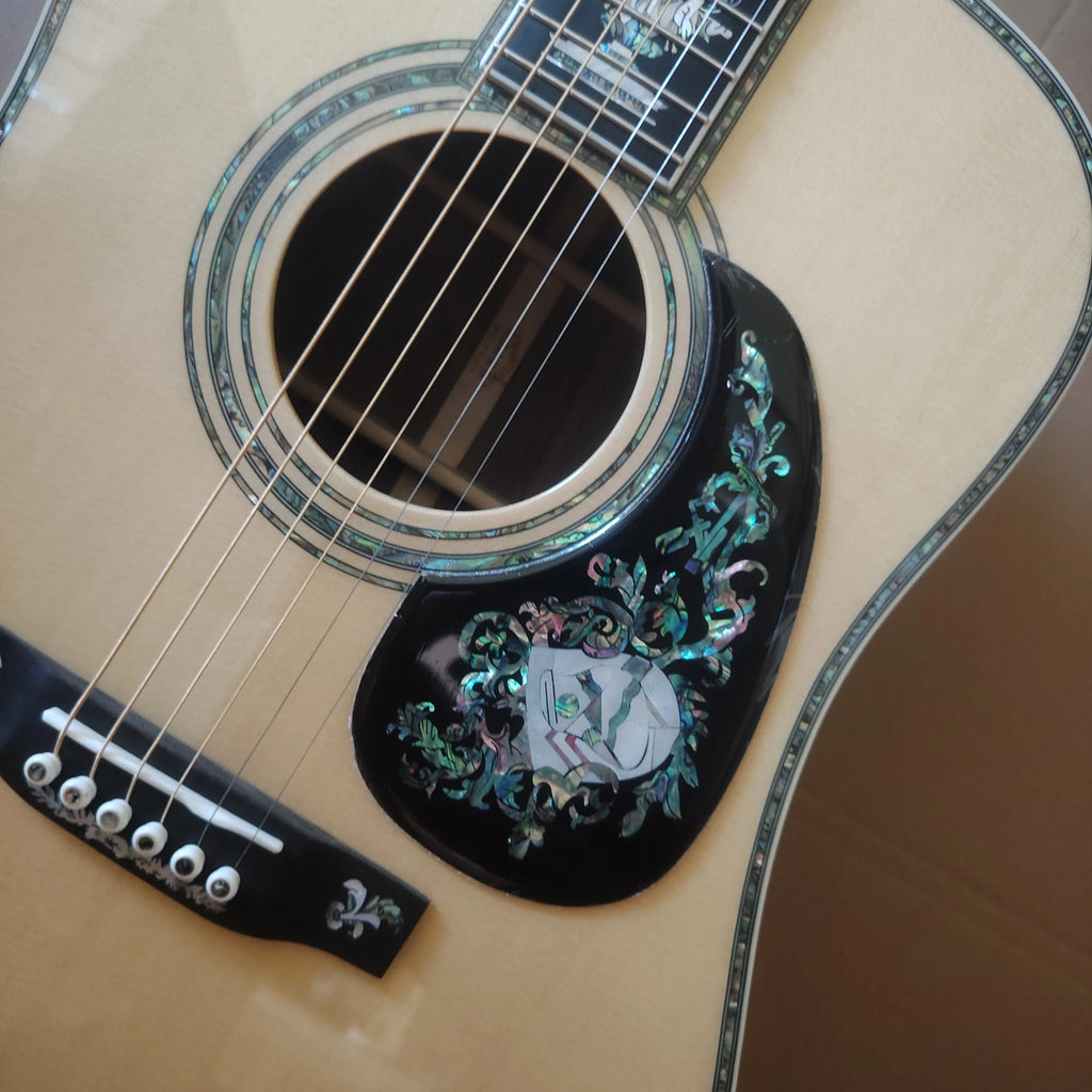 High quality D100 acoustic acoustic acoustic guitar in stock, professional debugging, rosewood fingerboard, cow bone nut, fast d