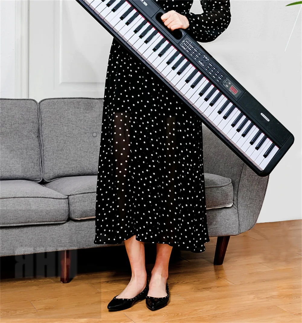 88 Keys Portable Digital Piano Multifunctional Electronic Keyboard Piano Student Gift 88035 Musical Instrument Beginner