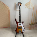 KGD - Bass guitar, 4-string 4003VS bass, rosewood fingerboard, stainless steel round frets, high-quality finish, in stock, free