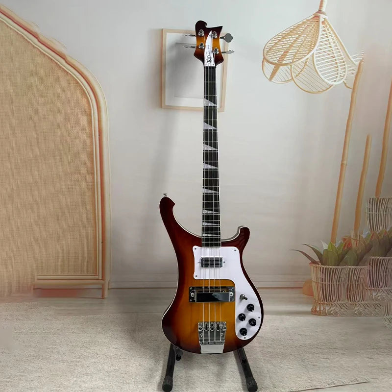 KGD - Bass guitar, 4-string 4003VS bass, rosewood fingerboard, stainless steel round frets, high-quality finish, in stock, free