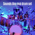 Electric Drum Set, 9 Pads Silicon Foldable Electronic Drum With Headphone Jack,Build In Speaker ,Foot Pedals,Drum Sticks-B60B