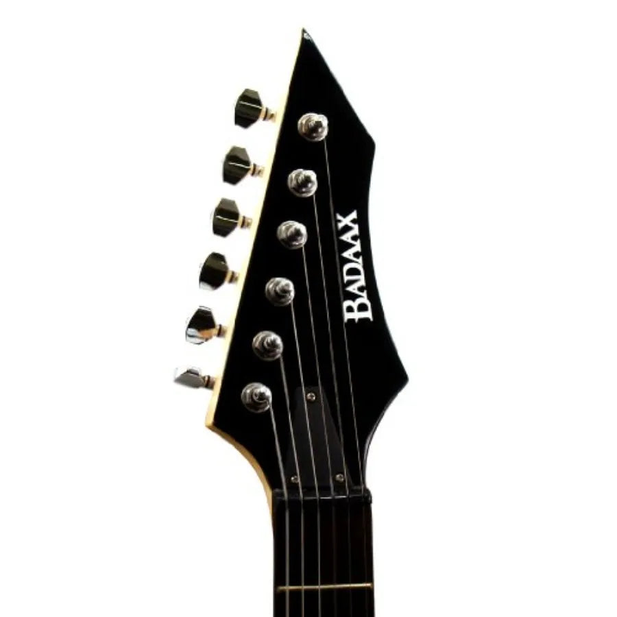 Offset RRV Cut Electric Guitar in Black Color for Professional Stage Performance and Home Practice Featuring High-Quality Wood