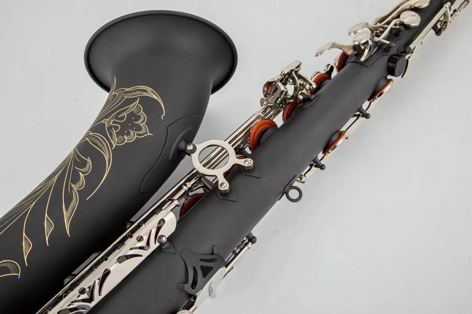 New Arrival Tenor Saxophone Bb Tune Black Matte Nickel Plating Woodwind Instrument With Case Accessories