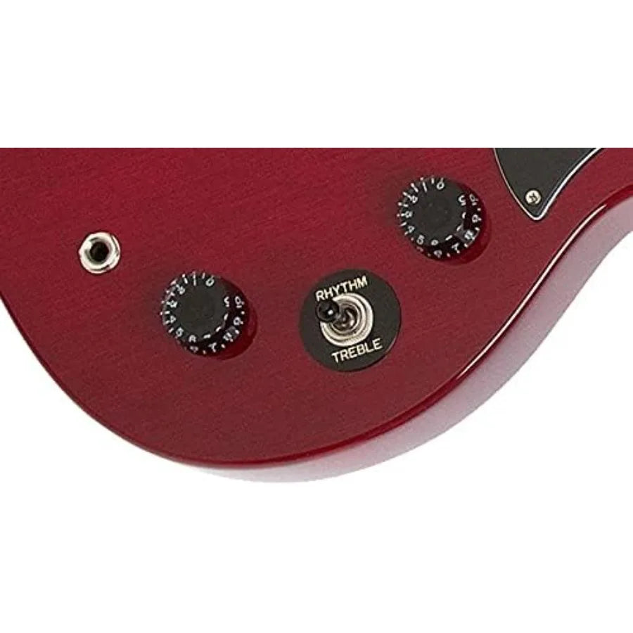 SG Special Electric Guitar Cherry for Rock and Blues Performances with Rich Tone Smooth Playability and Premium Finish for Prof
