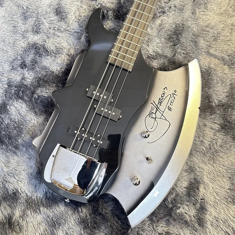 2025 Axe Bass Gene Simmons Guitar Bass Black 4 Strings – rocknrollmusicstore