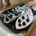 2026 hot new New Black 325 Rick Signature Guitar Chrome Hardware
