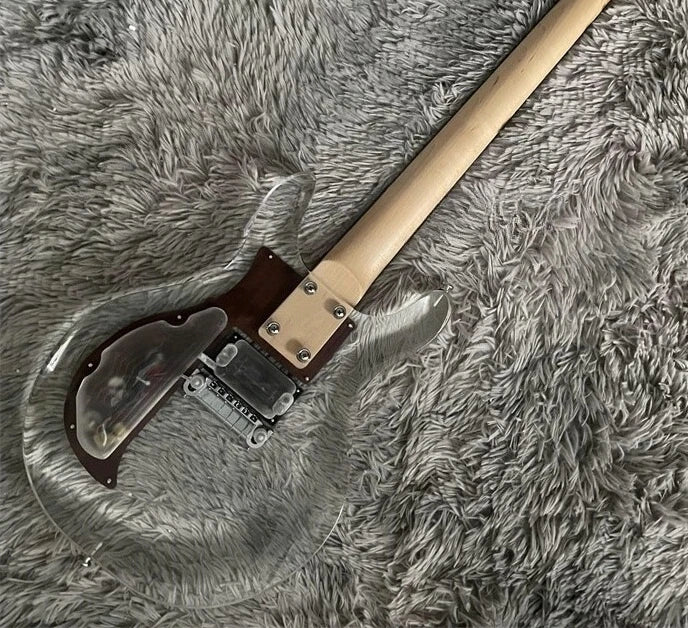 2026 hot new Custom Acrylic Body Transparent Guitar Maple Neck Rosewood Fingerboard