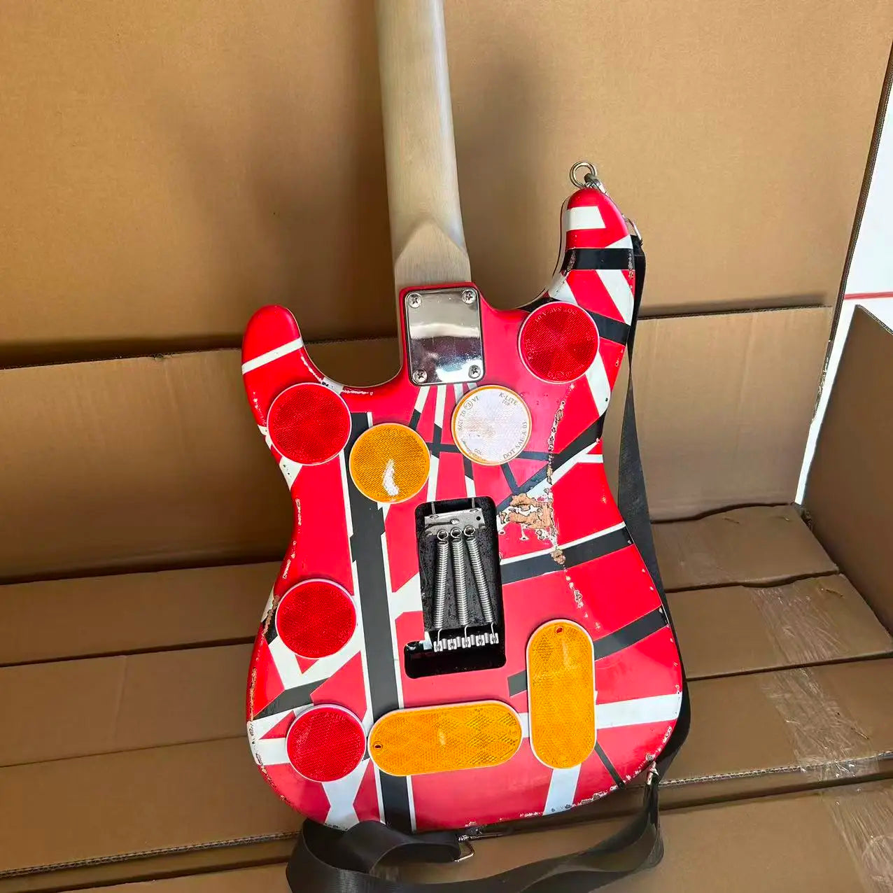 STOCK Eddie Edward Van Halen,  carbon baked maple guitar head, commemorative guitar, in stock, Preferred Gift