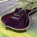 PURPLE Ibn Iceman Electric Guitar with Maple Back/Sides Crack Mirror Body & HH Chrome Bridge Hardware guitars