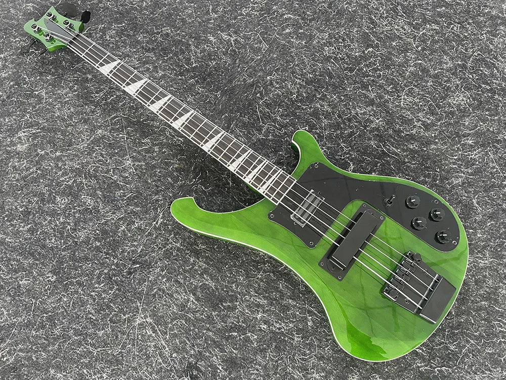 Electric Bass Guitar,4 Strings, Output Jack, 4003 green Color, High Quality, Free Shipping