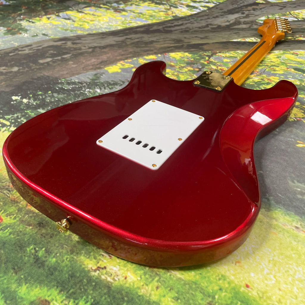 Electric guitar, metal red maple fingerboard, 2H1S pickups guitars