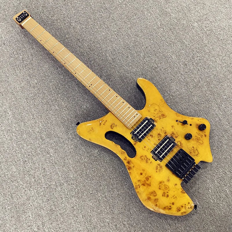 Vicers Clearance Sale 6 Strings Headless Electric Guitar,24 Frets,Maple Fingerboard HH Pickups Basswood Body ,free shipping