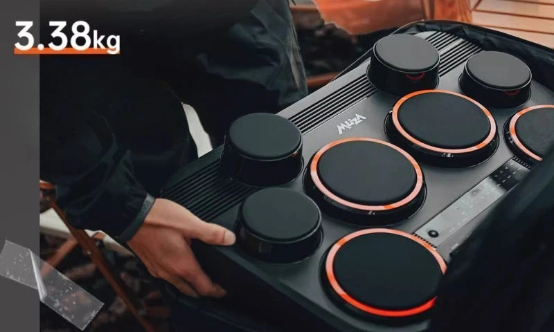 Adult Electronic Drums Portable Drum Set Professional Electronic Drum Kit Beginner Practice Pad Percussion Musical Instrument