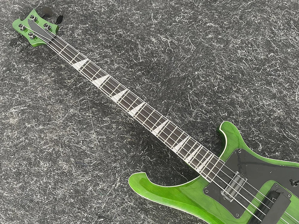 Electric Bass Guitar,4 Strings, Output Jack, 4003 green Color, High Quality, Free Shipping