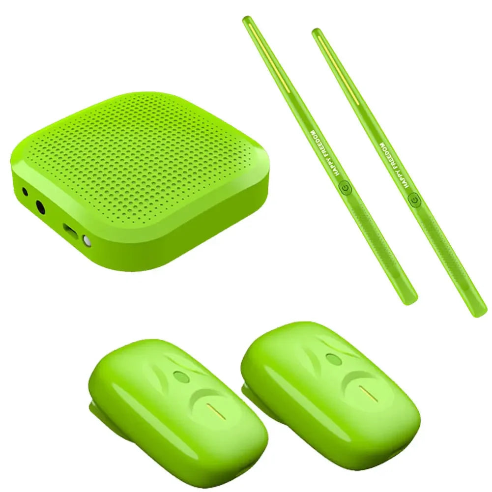 Electronic Virtual Air Drum Set Portable Professional Virtual Reality Drum Kit for Beginners Children Adults