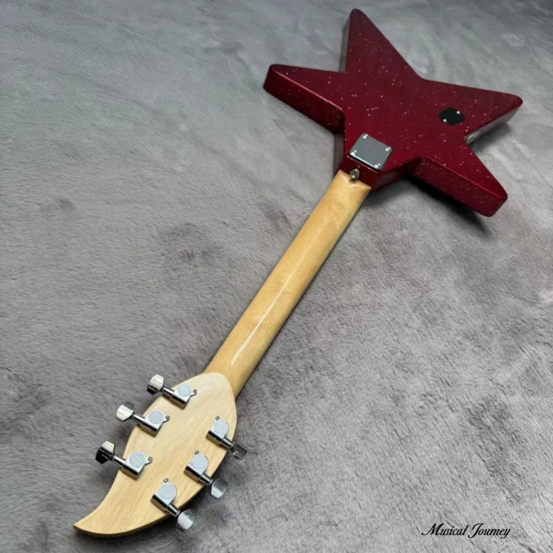 For Five-Pointed Star Electric Guitar In Stock | Classic Star Body, Beginner-Friendly