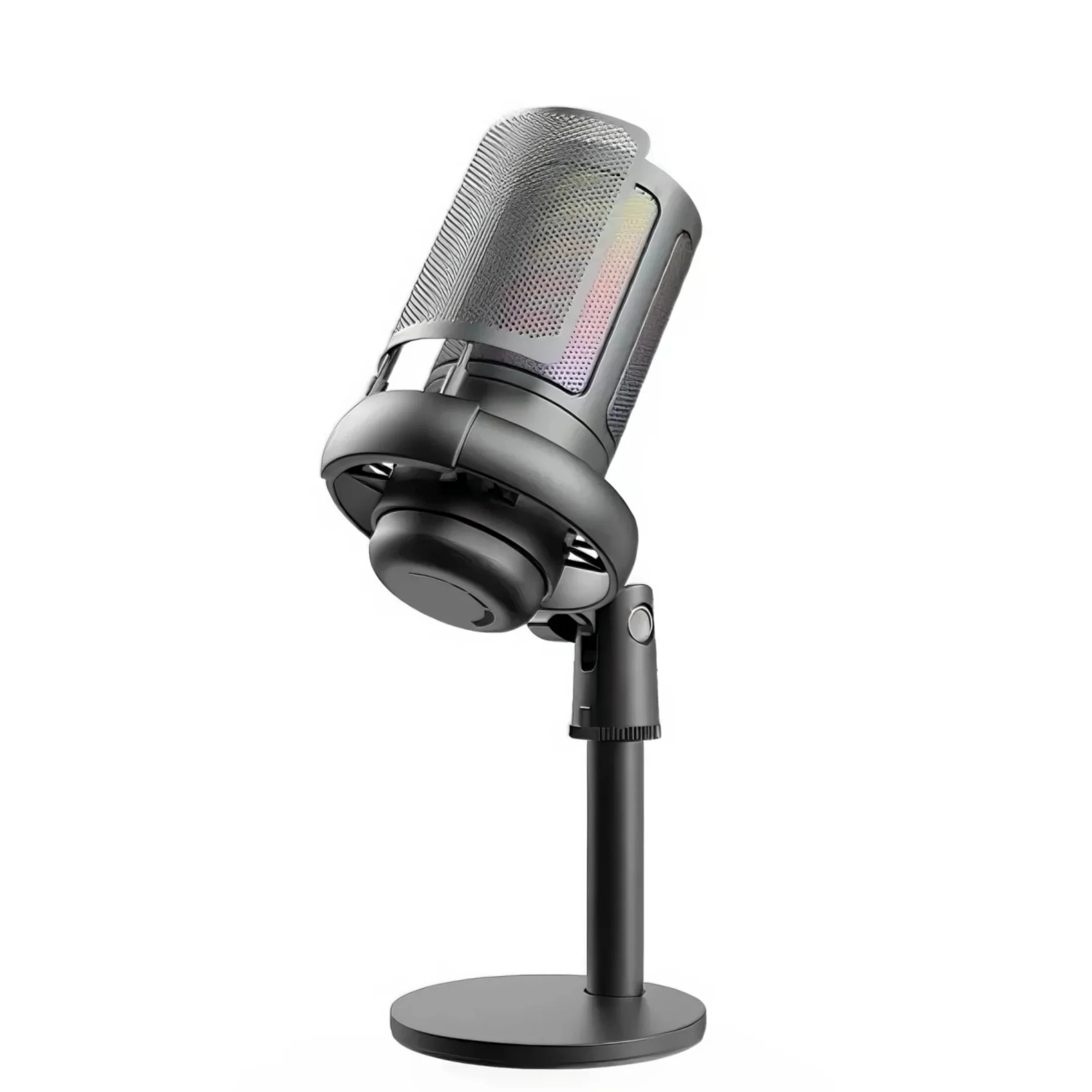 Professional USB microphone, computer condenser microphone, RGB microphone, suitable for game live video recording and recording