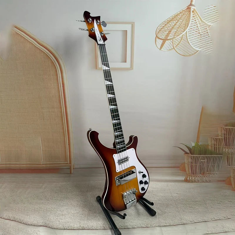 KGD - Bass guitar, 4-string 4003VS bass, rosewood fingerboard, stainless steel round frets, high-quality finish, in stock, free