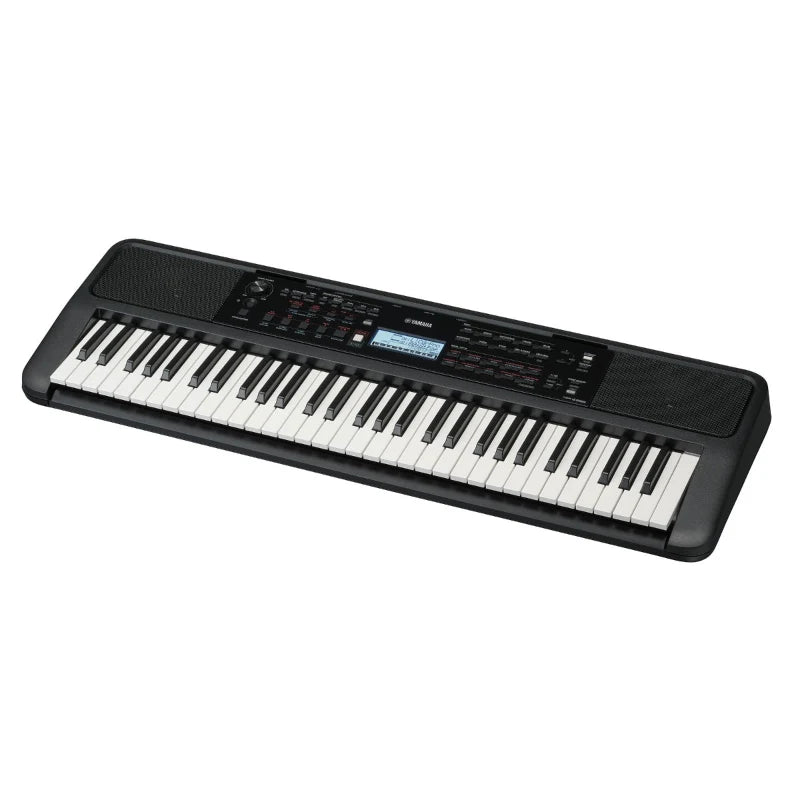 YAMAHA PSR-E383 61-Key Portable Keyboard for Beginners with Music Rest, Power Adapter, Touch Response, 650 Timbres, 125 Rhythms