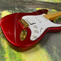 Electric guitar, metal red maple fingerboard, 2H1S pickups guitars